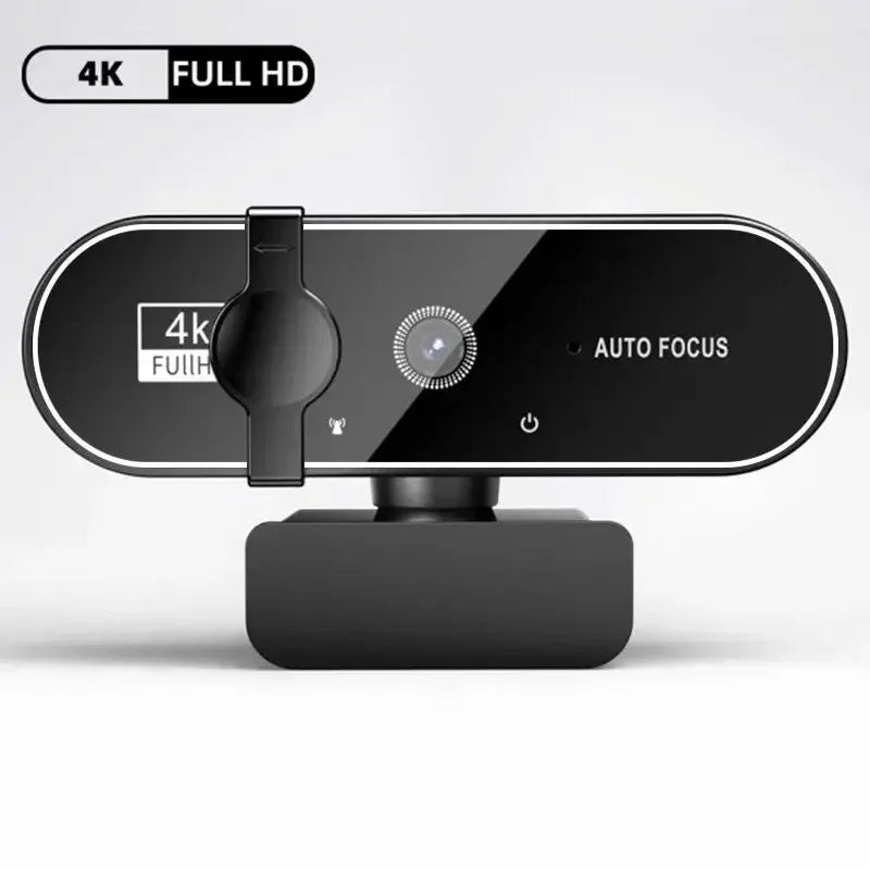4K Webcam Video Camera 2K Autofocus Streaming Web Cam With Microphone Full HD 1080P Webcams for PC/Computer/Laptop TechVisio