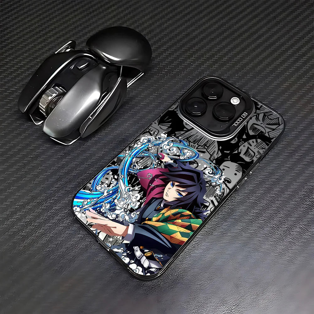 Anime D-Demons Slayers Phone Case for IPhone 16e 16 15 14 13 12 11 Mini Pro Max X XR XSMAX 8 7 Plus Anti Fall Matte Back Cover TechVisio