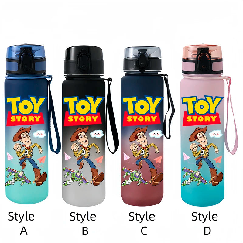 Toy Story Cartoon Drinking Glasses Woody Portable Cup Outdoor Sports Water Bottle Drinking Cup Cartoon Plastic Frosted Kettle TechVisio
