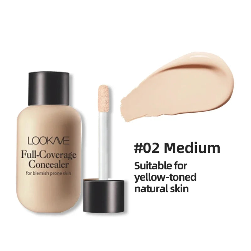 LAIKOU BB Cream 18 Hour Longlasting Liquid Foundation Waterproof Anti-acne Marks Flawless Natural Face Base Makeup Moisturize TechVisio