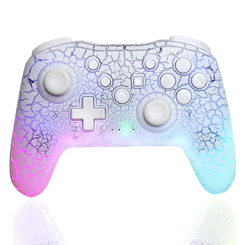 Manette Sans Fil GAMINJA NS015 – RGB Crack | Gyroscope | Switch PC PS3 TechVisio