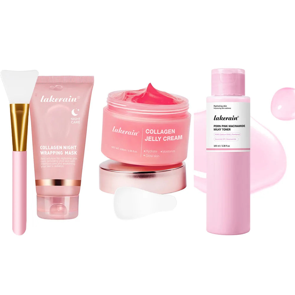 Korean Deep Collagen Mask Peel Off Mask Face Anti Wrinkle Lifting  Skin Care Masks Bio Pack Night Wrapping Woman Overnight Skin TechVisio