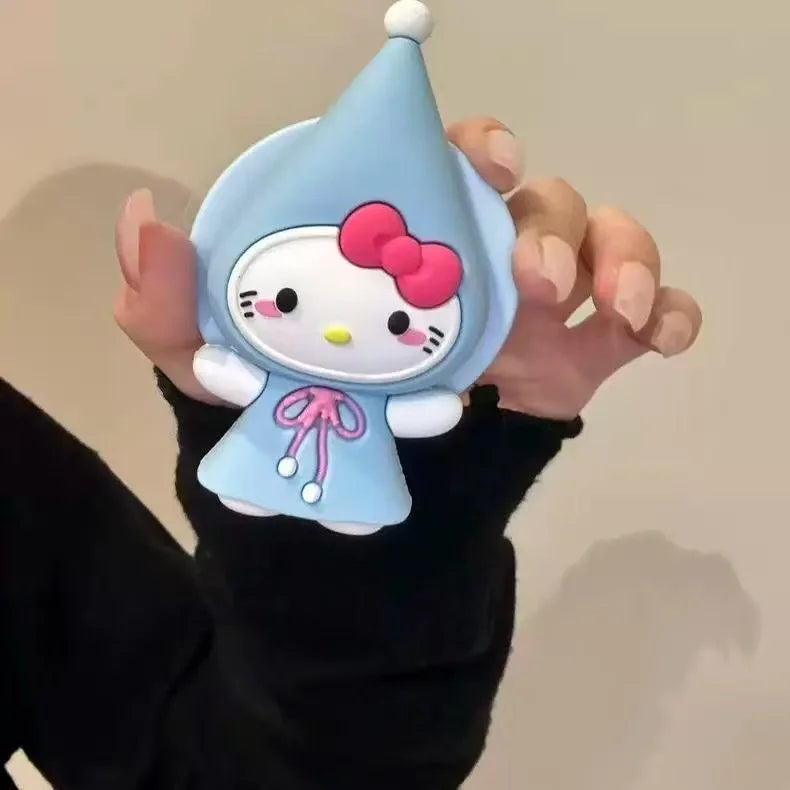 Support Téléphone Magnétique MagSafe Kawaii 3D – Silicone Pliable