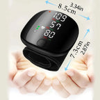 Tensiomètre Poignet Rechargeable Fireurus – Voix Anglaise, Mémoire, Soin Santé TechVisio