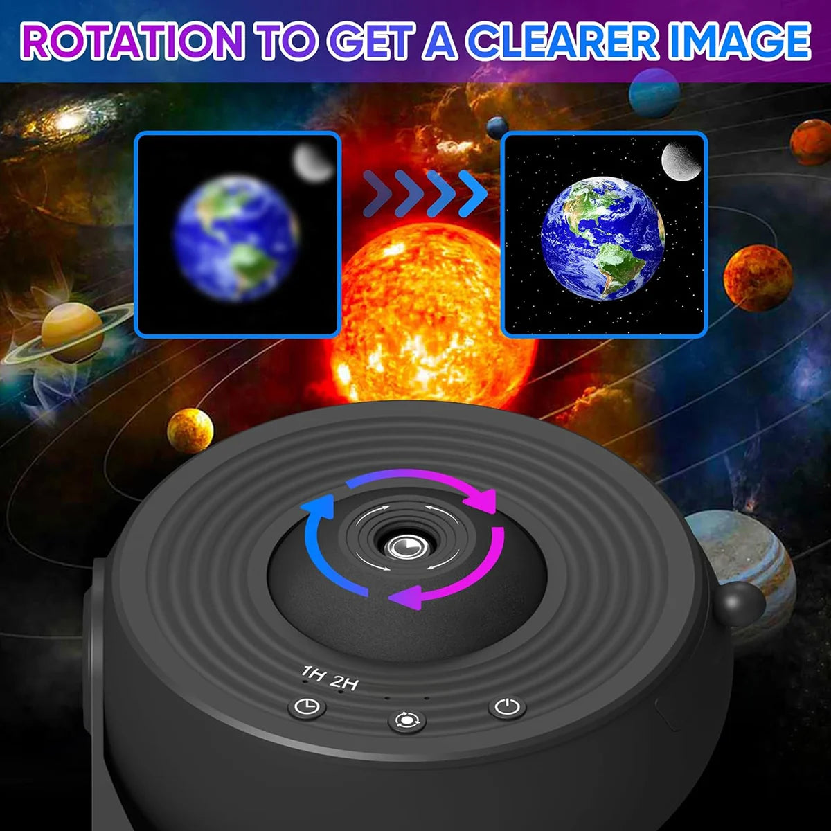 Mexllex – 13-in-1 Planetenprojektor HD 360° LED