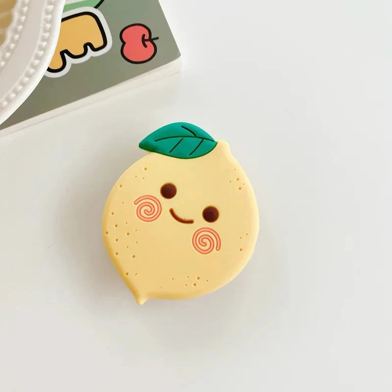 Support Grip Fraise Kawaii – Anneau Pliable | iPhone Android | 10 Coloris
