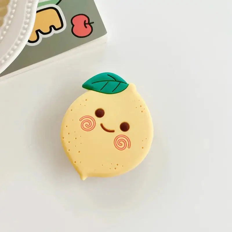 Support Grip Fraise Kawaii – Anneau Pliable | iPhone Android | 10 Coloris TechVisio
