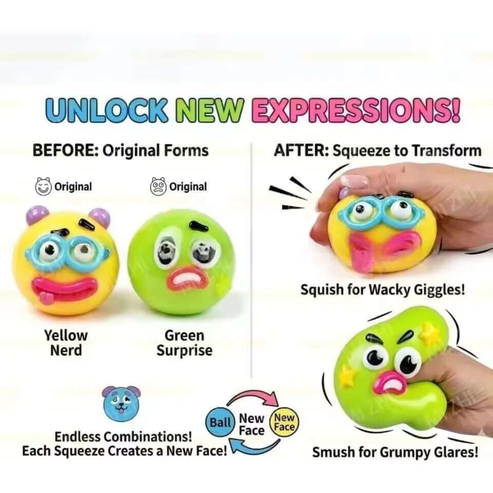 Smushers Squishy Chien Moulable – Blind Box Slow Rise Anti-Stress TechVisio