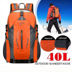 40L Lightweight Hiking Backpack Breathable Water Resistant Daypack For Men Women Sturdy Multi-Sport Rucksack For Camping Cycling Ski Climbing Trekking Great For Outdoor Activities And Daily Travel TechVisio