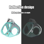 Cats Dog Accessories Small Dog Collar Safety Vest Pet Chest Rope Dogs Cover Breathable Adjustable Harnesses Supplies Products TechVisio