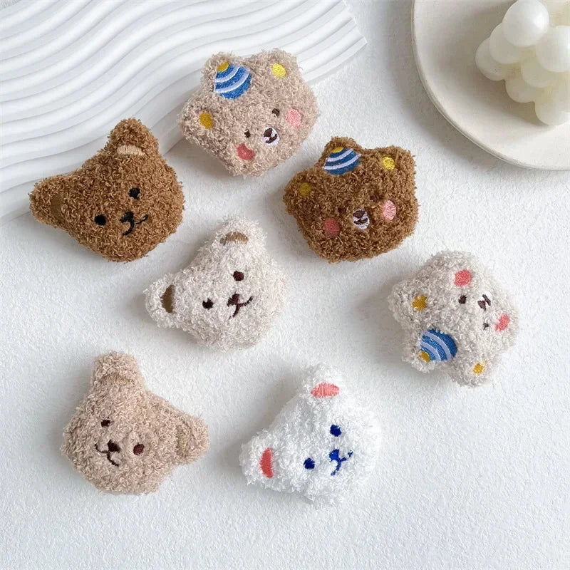 Support Grip Peluche Kawaii – Anneau Pliable | iPhone Samsung | 14 Coloris