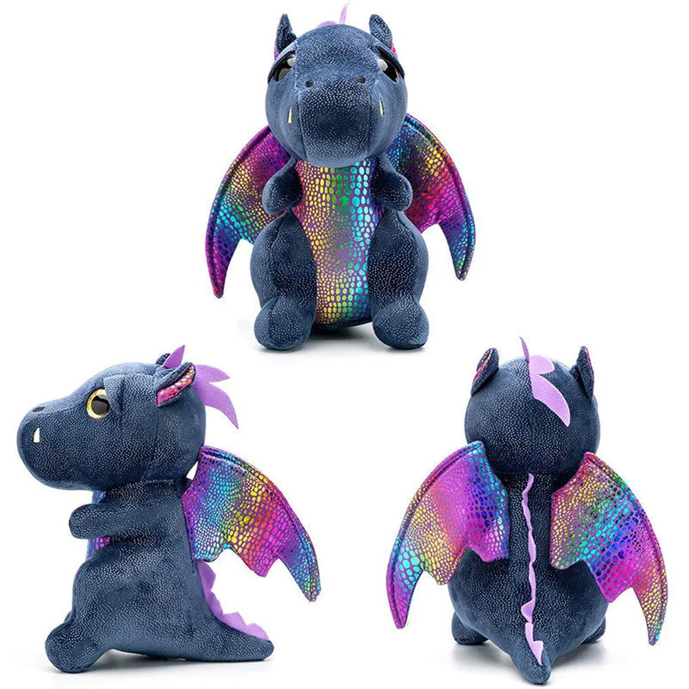 23CM Little Flying Dragon Doll Dinosaur Stuffed Soft Animal Plush Toy Tyrannosaurus Rex Doll Children's Birthday Gifts Wholesale TechVisio