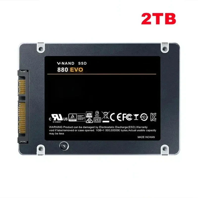 SSD Interne 2.5" SATA III – 500Go à 4To, Slim 7mm, PC/Laptop/PS4/PS5