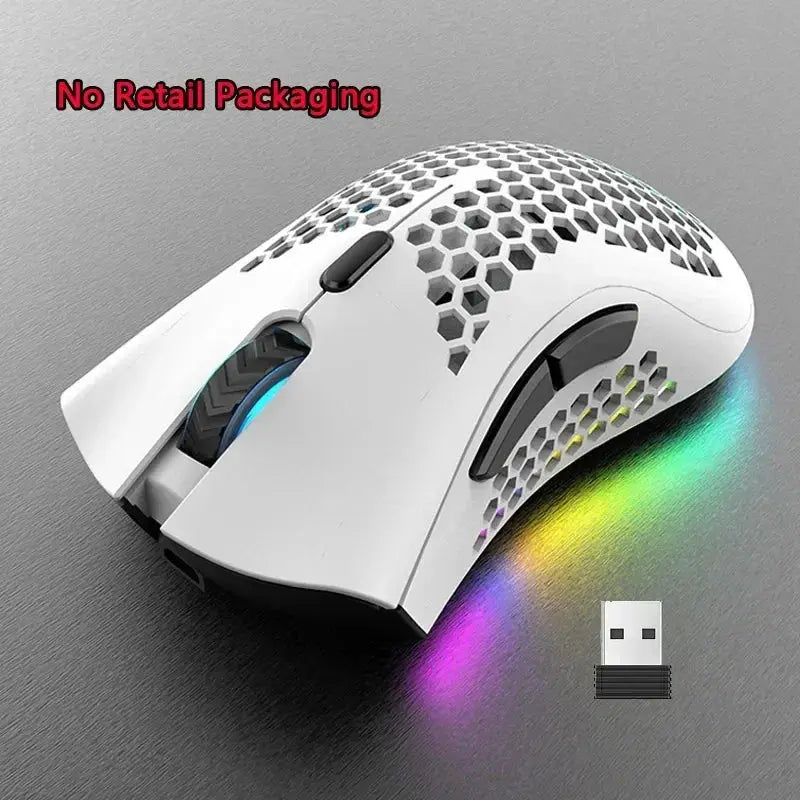 BM600 – Souris Gaming Sans Fil Honeycomb RGB 2.4GHz TechVisio