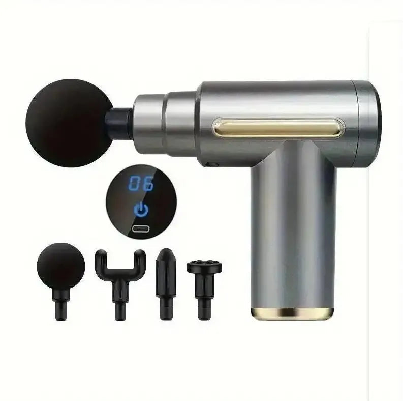 Mini Muscle Massage Gun Protable Body Massager Deep Handheld Percussion Massager For Body Back And Neck Leg TechVisio
