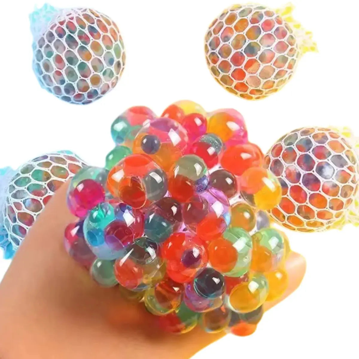 Balle Squishy Anti-stress arc-en-ciel Datgo