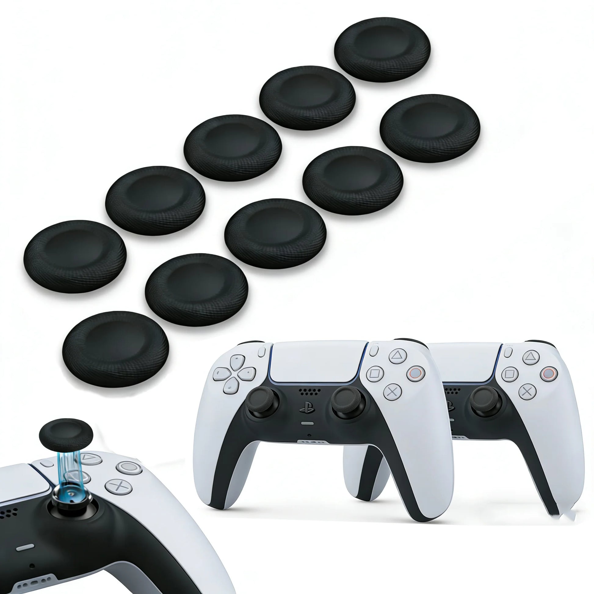 Grip Caps Silikon Joystick – PS5 PS4 Xbox | Rutschfest | 4-50 Stück Set