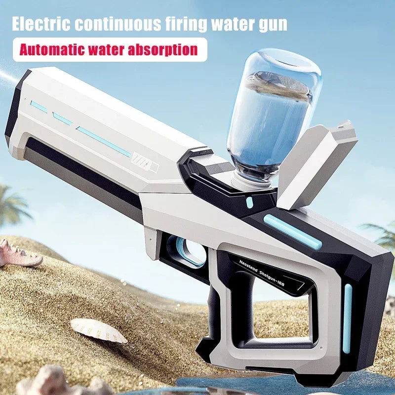 43cm Electric Water Guns for Adults Powerful Squirt Automatic Water Suction Water Blasters Outdoor Beach Toy for Boys Kids Gift TechVisio