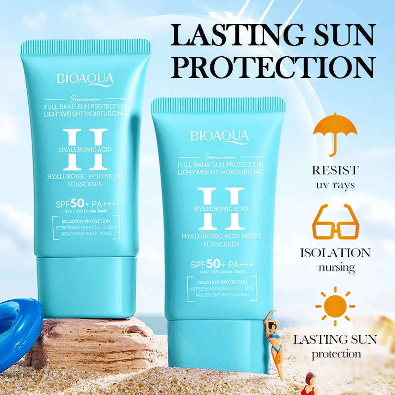 BIOAQUA Crème Solaire SPF 50 – Visage & Corps Anti-Âge BIOAQUA