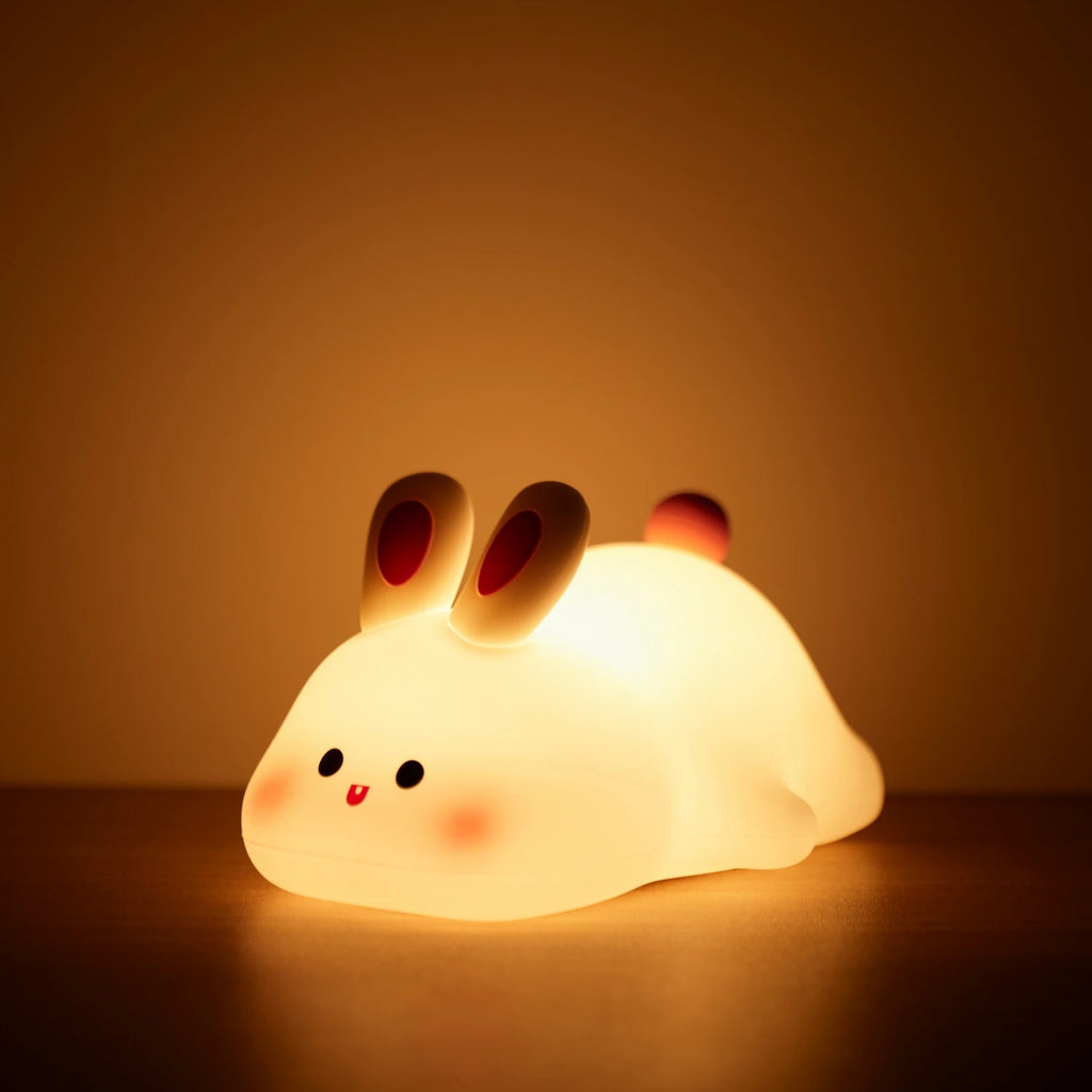 Veilleuse LED Silicone Animaux – Rechargeable USB | Cadeau Enfant