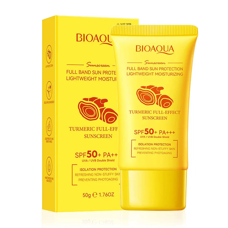 BIOAQUA Crème Solaire SPF 50 – Visage & Corps Anti-Âge BIOAQUA