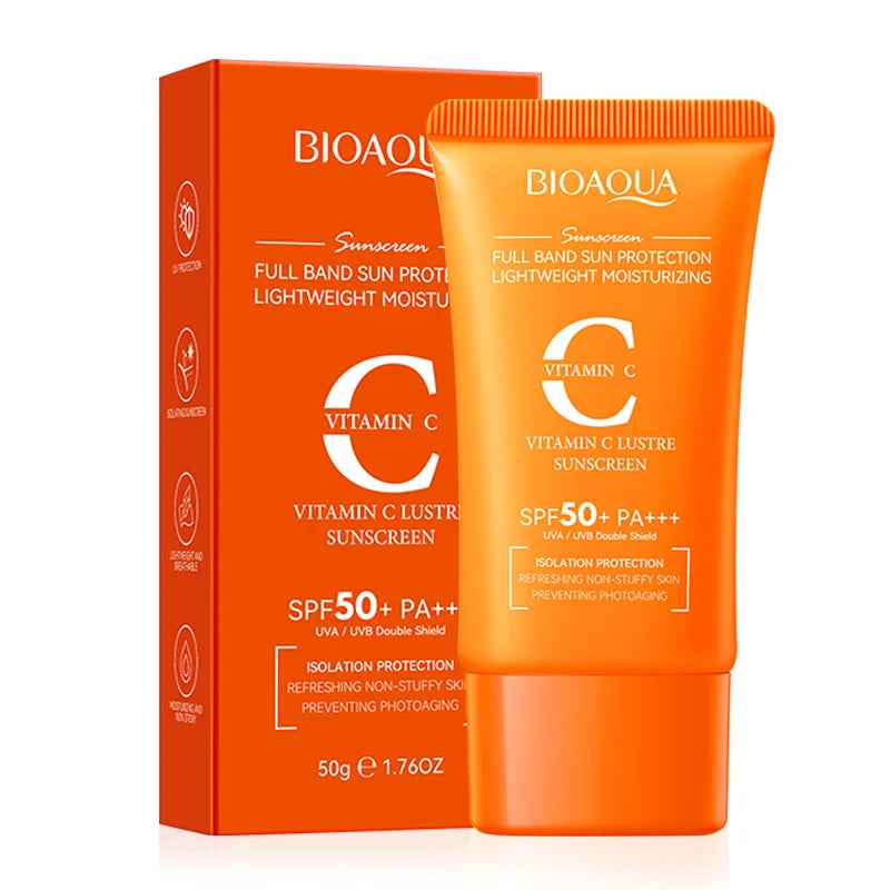 BIOAQUA Crème Solaire SPF 50 – Visage & Corps Anti-Âge BIOAQUA