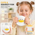 Cute Big Eyed Bun Squishy Toy, Giant Fluid Funny Mochi Squeeze Toy, Fidget Toy Kawaii Party Favors Kids Birthday Gifts Random TechVisio