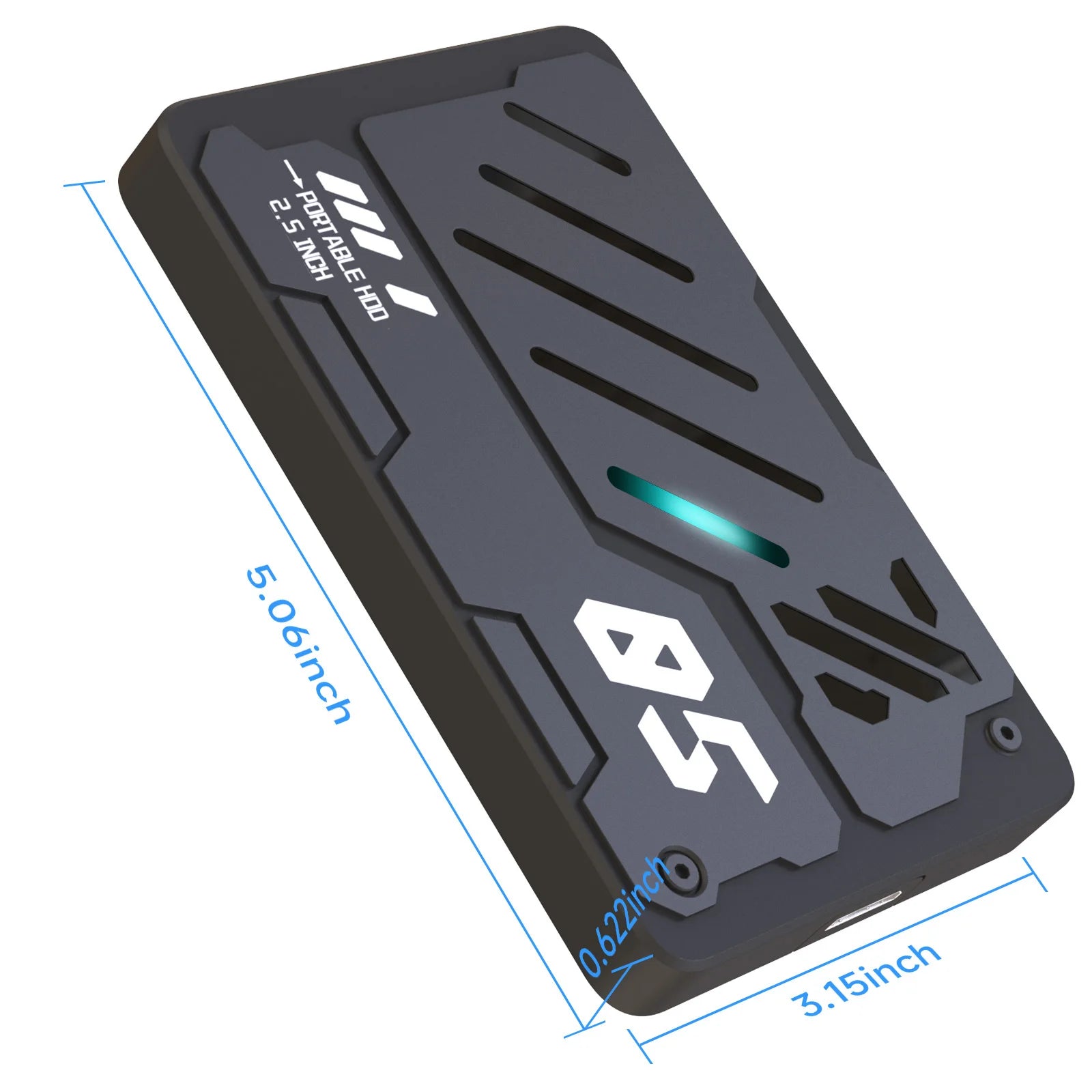 Disque Dur Externe 2.5'' WALRAM – 160Go à 1To, USB 3.0/3.1, PC/Mac/PS4/PS5/Xbox