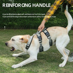 Dog Harness Outdoor Sports Harness Adjustable Anti-Breakaway Harness Easy-To-Control Dog Accessories For Medium And Large Dogs TechVisio