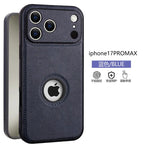 High Quality PU Leather Case for Apple iPhone 17 Pro Max 11 12 13 14 15 16 Plus Logo View Luxury Business Mobile Phone Cover TechVisio