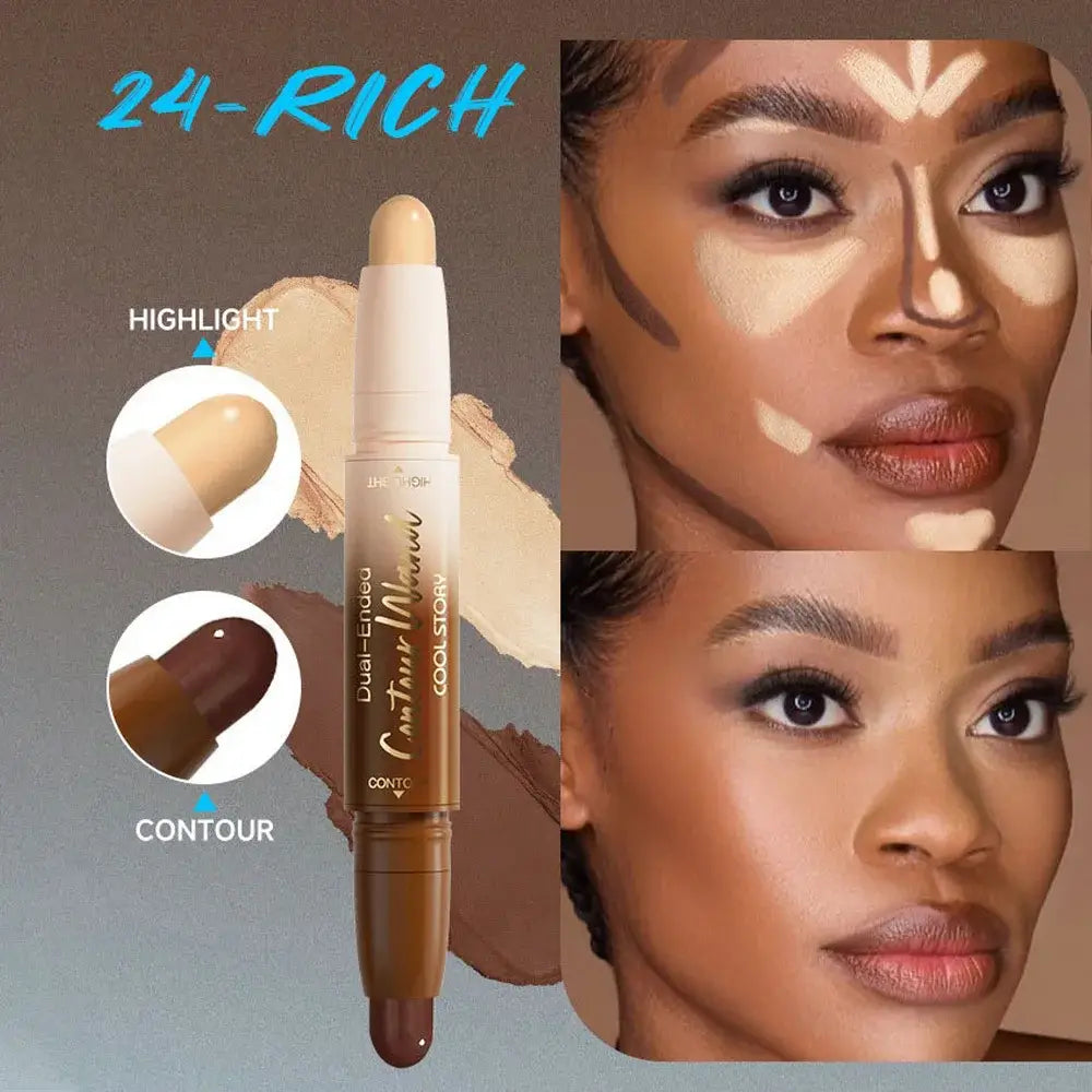 Stick Highlighter & Contouring 2-en-1 – 6 Teintes