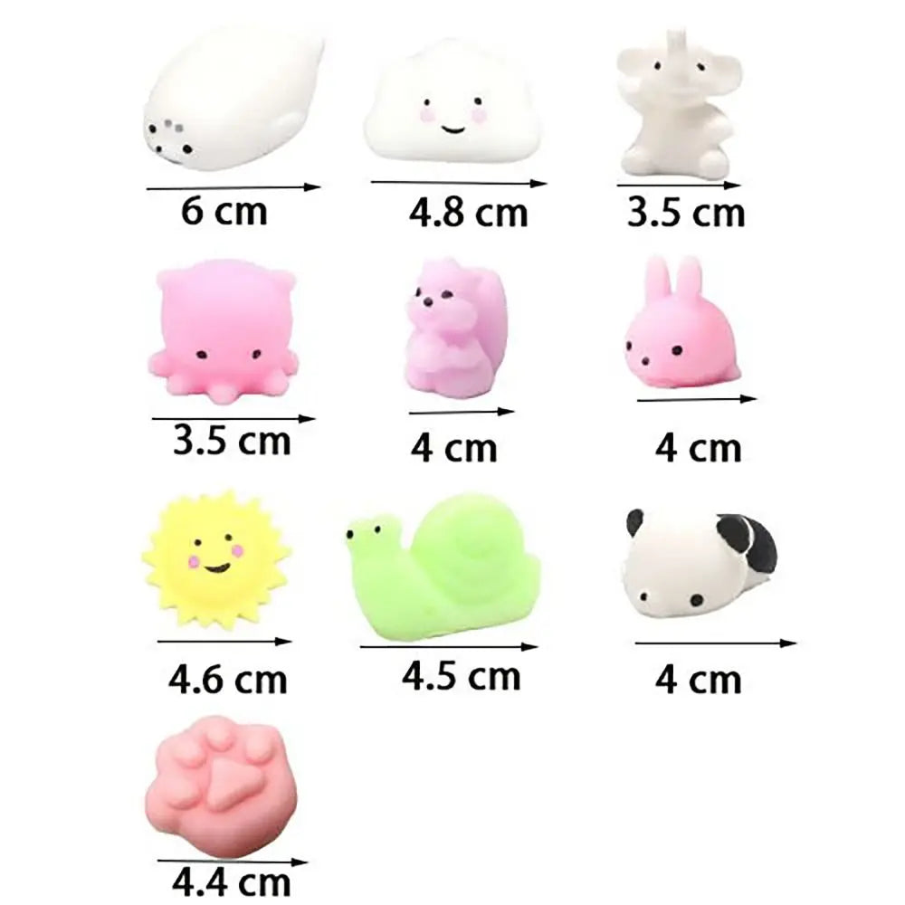 Jouet anti-stress animaux en TPR souple – 10 designs mignons à presser