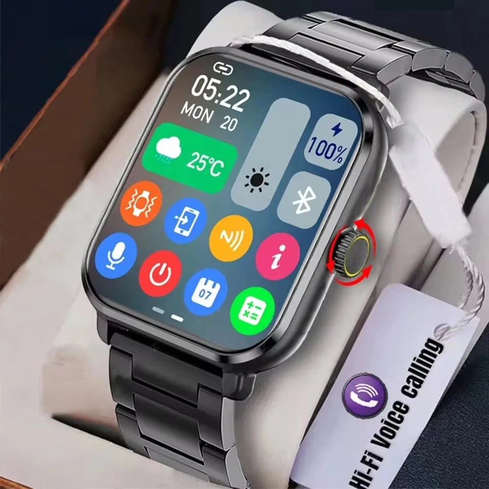 Smart Watch For Android IOS Watches 1.83inch HD Display Bluetooth Call Message Alert Music Sports Mode Smartwatch Men Women Gift TechVisio