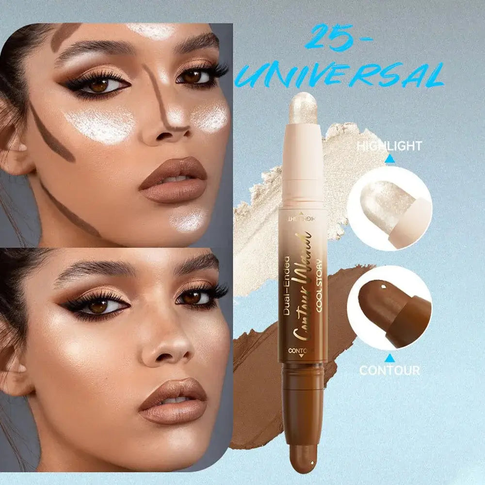 Stick Highlighter & Contouring 2-en-1 – 6 Teintes