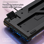 104 Keys Gaming Keyboard Wired Keyboard Color Matching Backlit Mechanical Feel Computer E-sports Peripherals for Desktop Laptop TechVisio