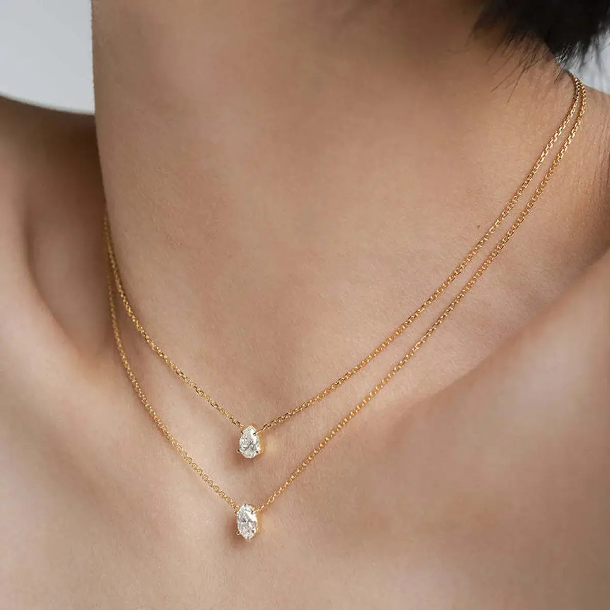 Collier Pendentif Zircon Cœur – Multicouche Choker Tendance Femme DAIPAN