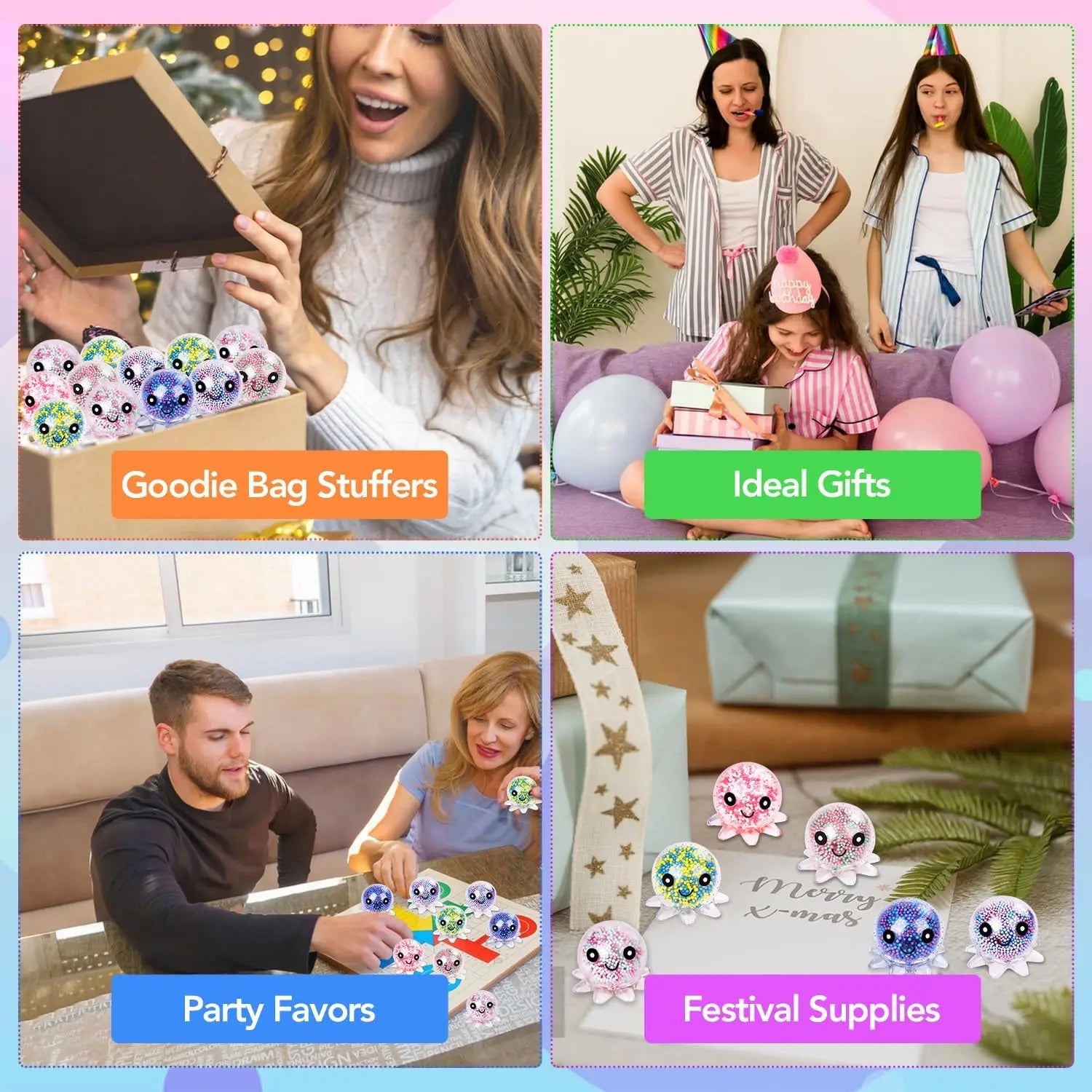 Kawaii Animal Stress Ball Fidget Toys Stress Relief Decompressions Toy Slow Rebond Squishy Toy for Kids Adult антистрес TechVisio