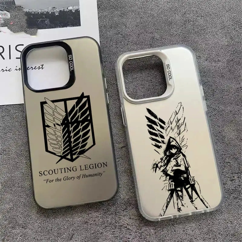 Coque iPhone Anime Attack on Titan – Mat Anti-Choc TechVisio