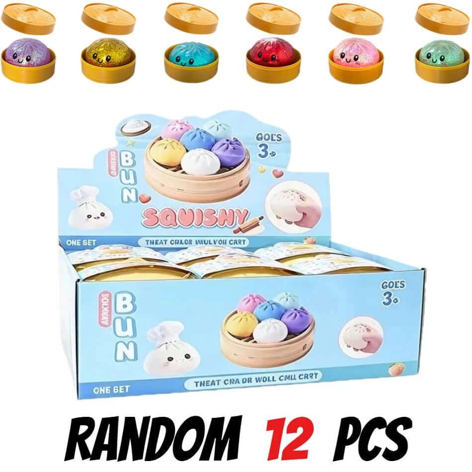 Dumpling Squishy Mysteries Dumplings Stress Relief Fidget Toys Home Office Desk Accessories Party Gift Mystery Dumpling Squishy TechVisio