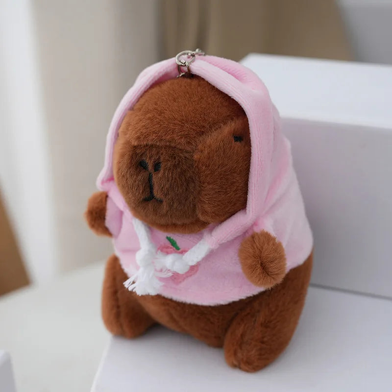 Cute Cartoon Kapibara Pendant Plush Toy Doll Bag Hanging Ornaments Cute Kapila Keychain Doll Car Pendant Desktop Doll Ornaments TechVisio