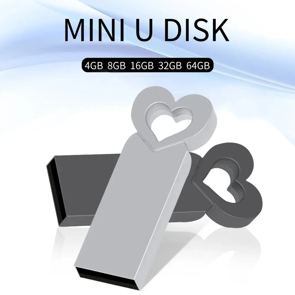 Clé USB Métallique KFHIREW – 4G à 128G, Haute Vitesse, Waterproof, Argent/Or/Rose/Gun TechVisio