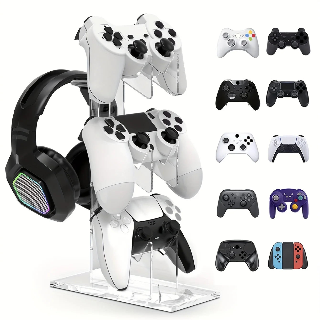 Halterung für Controller & Gaming-Headset LOKPAD – 3 Stufen | PS5 PS4 | 4 Farben