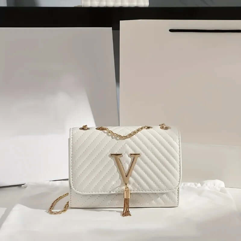 Pochette Soirée Femme Brodée Paillettes & Pompon – Clutch Bandoulière | 3 Coloris TechVisio