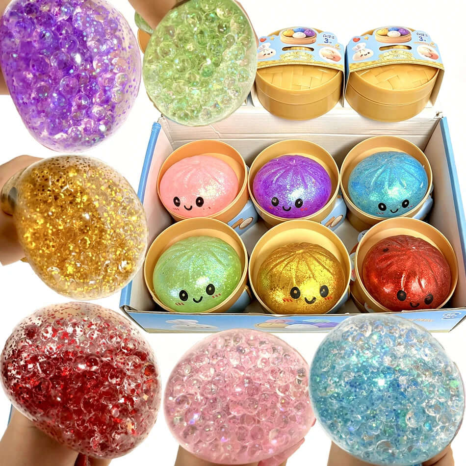 Dumpling Squishy Mysteries Dumplings Stress Relief Fidget Toys Home Office Desk Accessories Party Gift Mystery Dumpling Squishy TechVisio