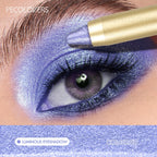 1 Pc Shimmer Eyeshadow Stick, Dual-ended Eyeshadow Pen, with Brush, Eye-catching Eye Makeup High Color Rendering, Concert Makeup TechVisio