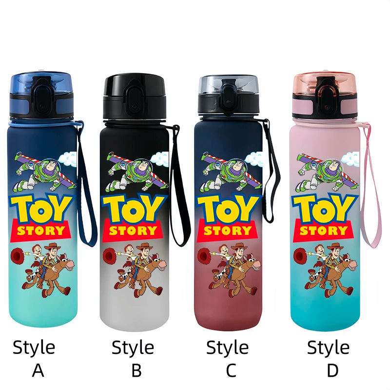 Toy Story Cartoon Drinking Glasses Woody Portable Cup Outdoor Sports Water Bottle Drinking Cup Cartoon Plastic Frosted Kettle TechVisio