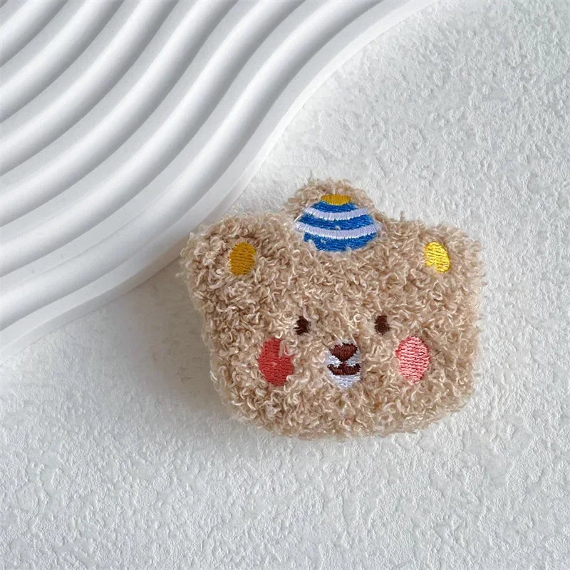 Support Grip Peluche Kawaii – Anneau Pliable | iPhone Samsung | 14 Coloris