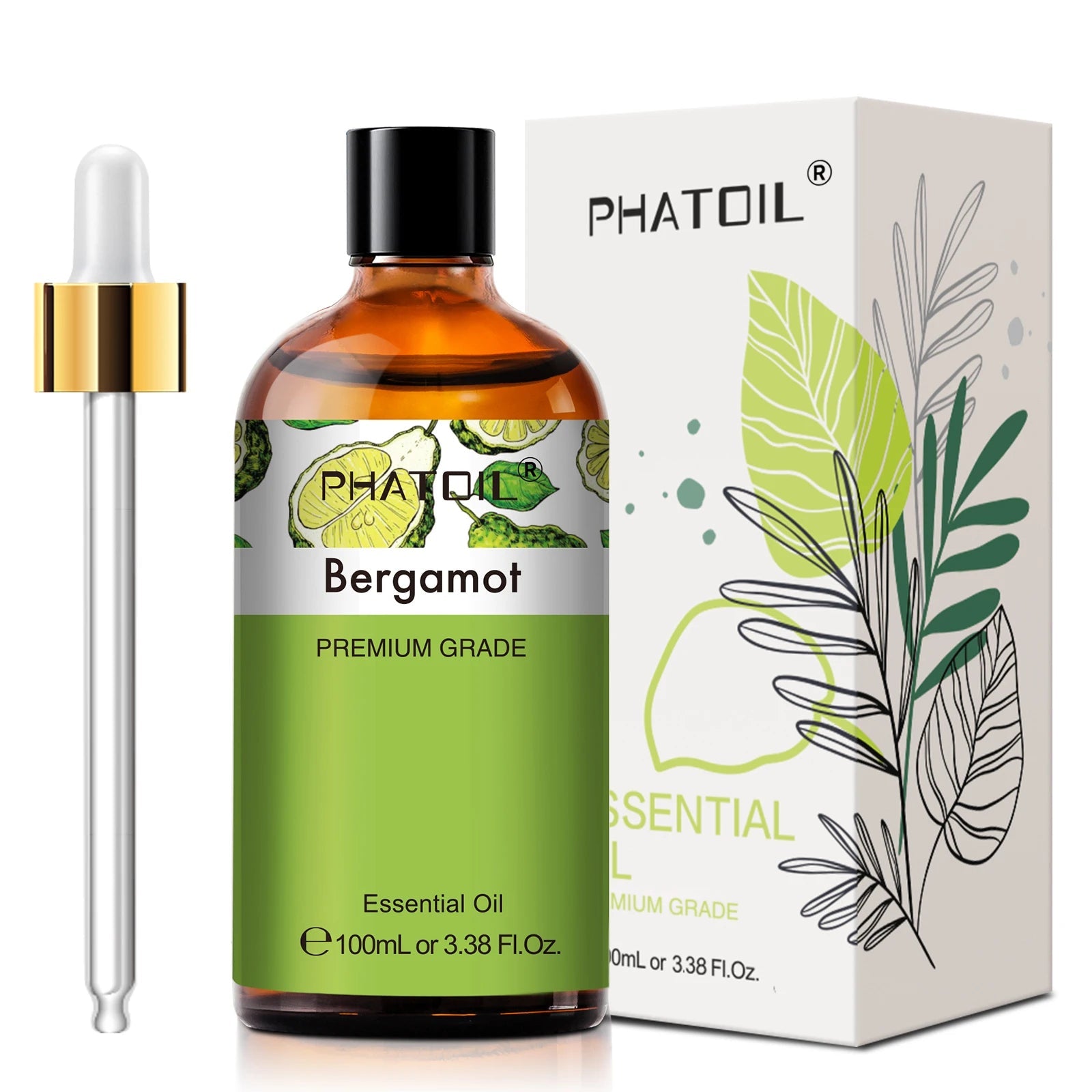 PHATOIL 100ml Pure Natural Essential Oils For Diffuser Candle Making Lavender Jasmine Vanilla Eucalyptus Aroma Essential Oil TechVisio