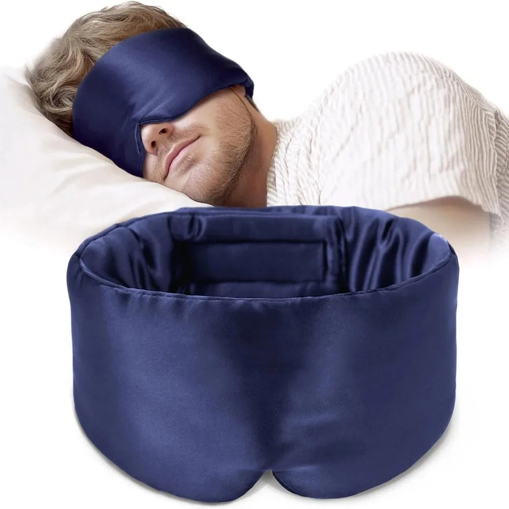 100% Mulberry Silk Sleep Mask – Anti-Wrinkle | Blackout | 6 Colors