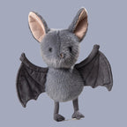 New 26cm Kawaii Hanging Bat Plush Toy Grey Broox Stuffed Animal Doll Cartoon Soft Bat Plushies Home Decor Birthday Gifts Girl TechVisio